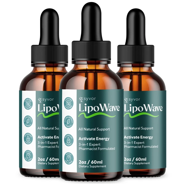 LipoWave natural weight loss supplement supporting fat metabolism and calorie burning